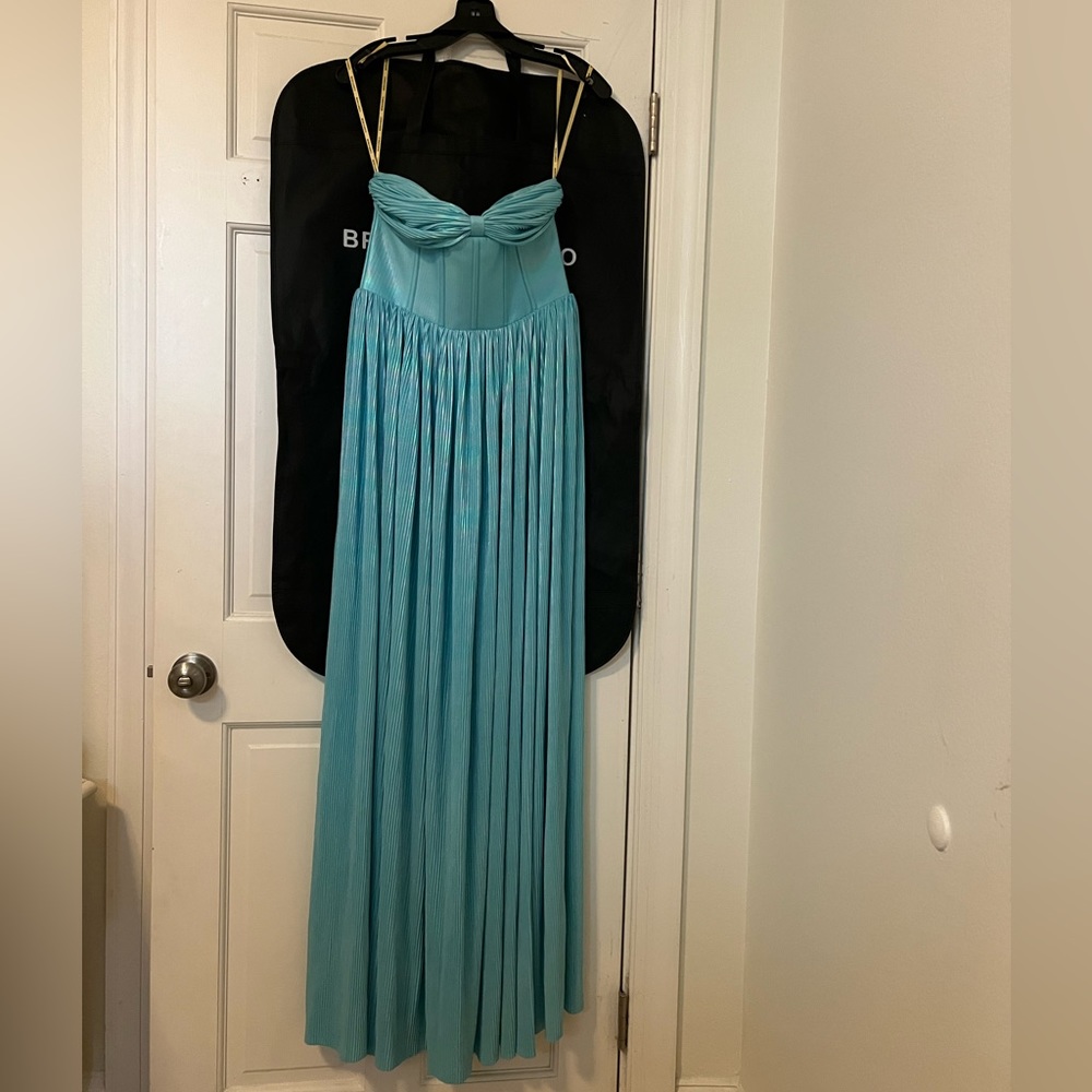 Bronx & Banco Florence Strapless Light Blue Gown SIZE MEDIUM